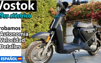 VOSTOK E7 | Probamos el Ciclomotor Eléctrico de 49 Español
