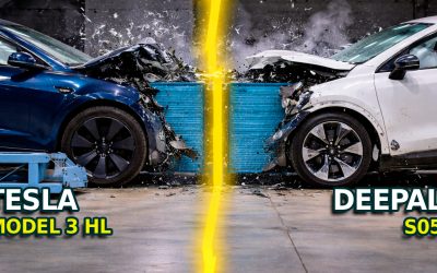 CRASH TEST Deepal S05 frente a Tesla Model 3 Highland ¿Cuál protege mejor en un accidente real?