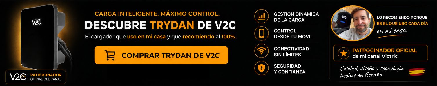 Cargador V2C Trydan recomendado por Victric