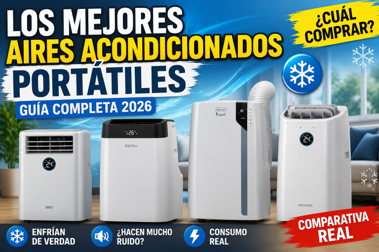 El mejor aire acondicionado portátil de 2026: cuál comprar y cuáles merecen la pena