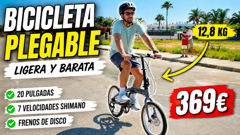 Evercross M1: la bicicleta plegable ligera que compraría por menos de 400 €